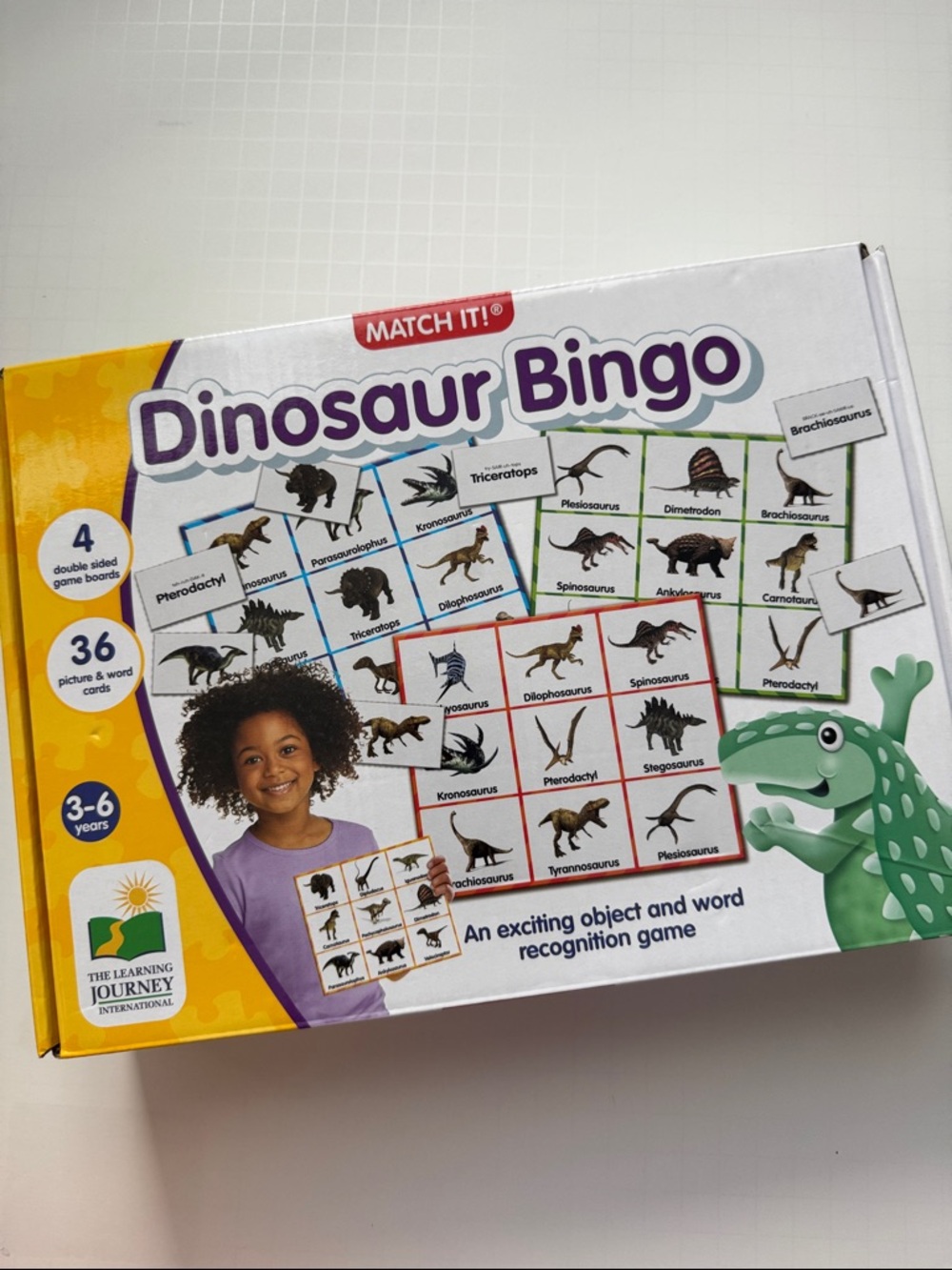 The Learning Journey Dinosaur Bingo
